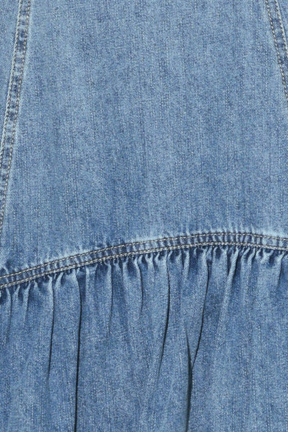 Rebel Denim Midi Dress