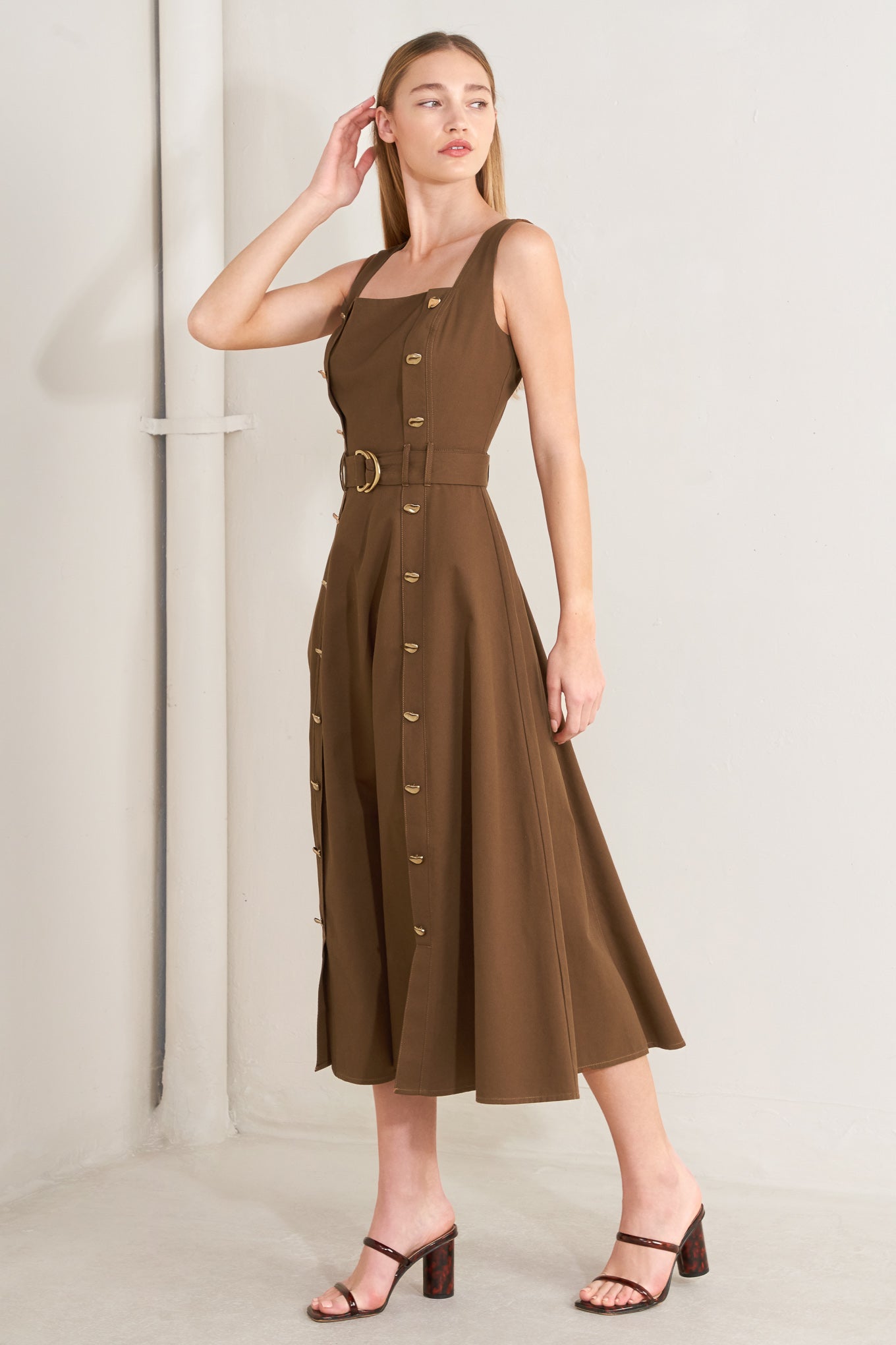 Sienna Woven Midi Dress