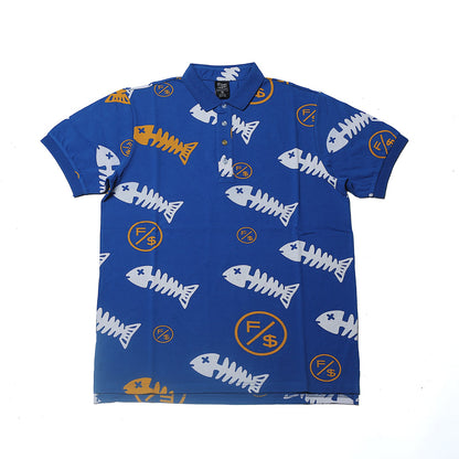 Fishscale Polo | Blue
