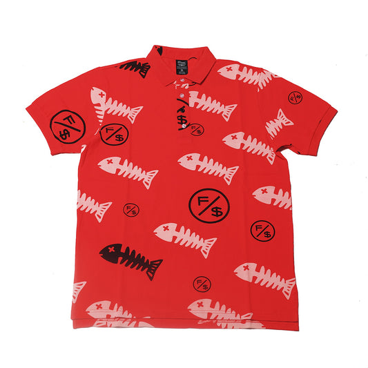 Fishscale Polo | Red