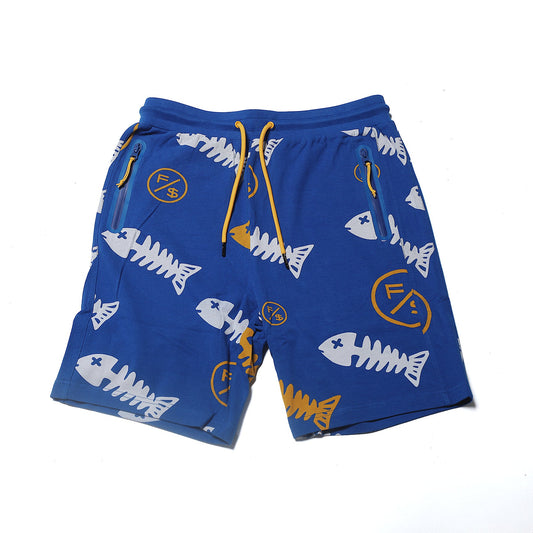 Fishscale Shorts | Blue