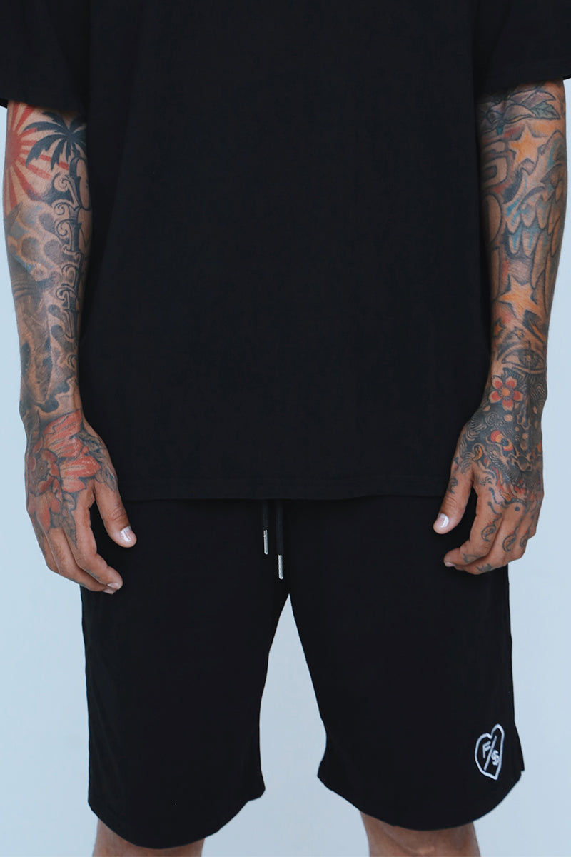 Love Who Loves You Shorts | Black