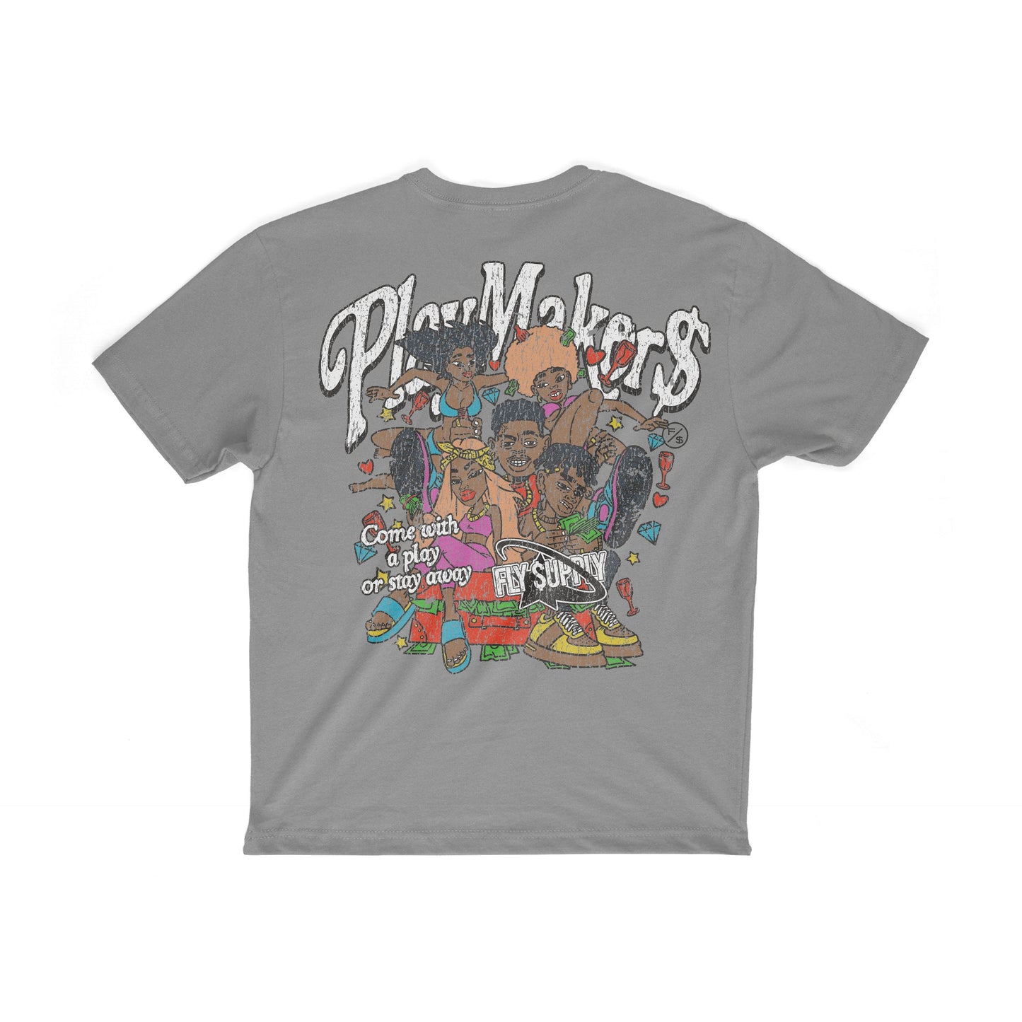 Play Makers Tee | Cement