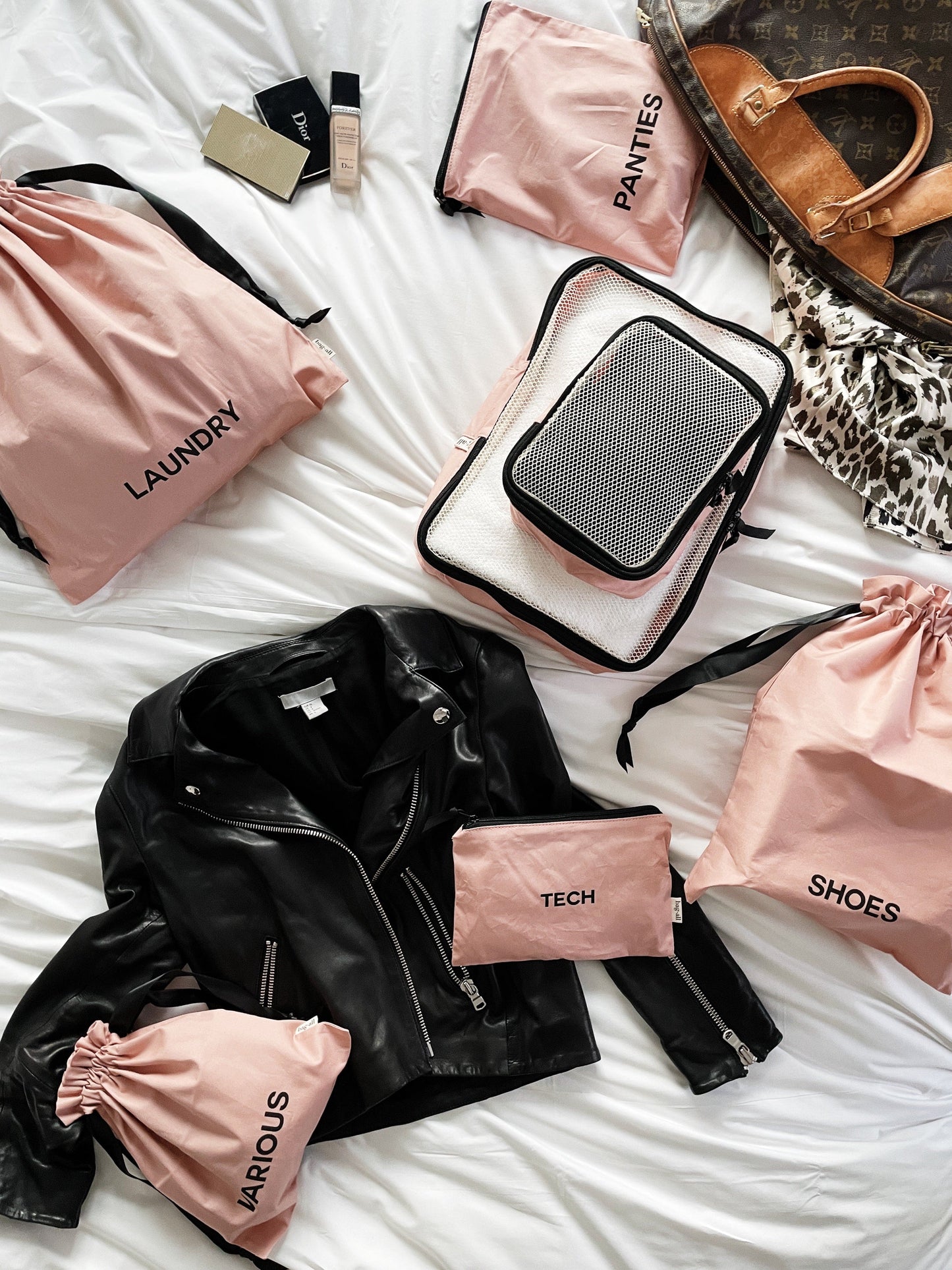 BA Travel Set | 8pc Pink/Blush