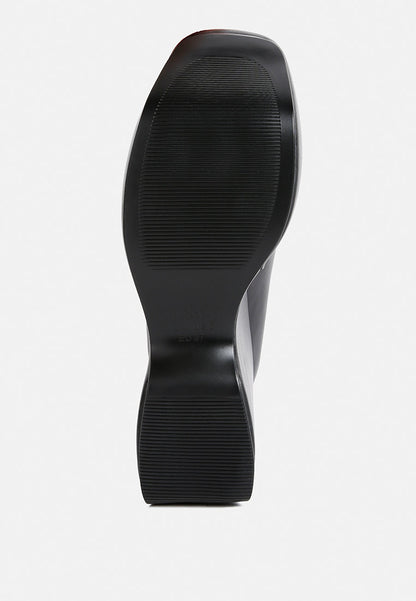 Gilliam High Platform Wedge Loafers