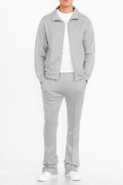 Stacked Flare Track Suit