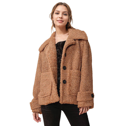 Shearling Coat | Brown