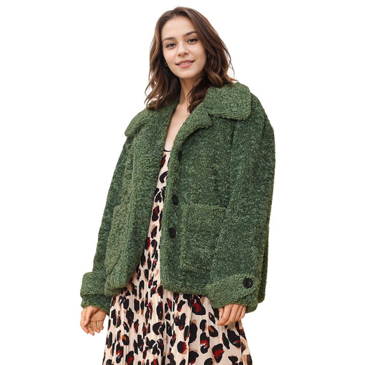 Shearling Coat | Fall Forest