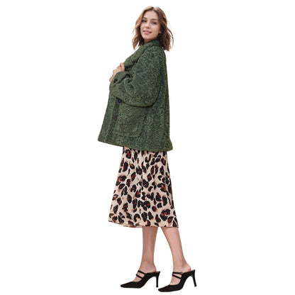 Shearling Coat | Fall Forest