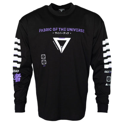 Geisha-6X Black Long Sleeve T