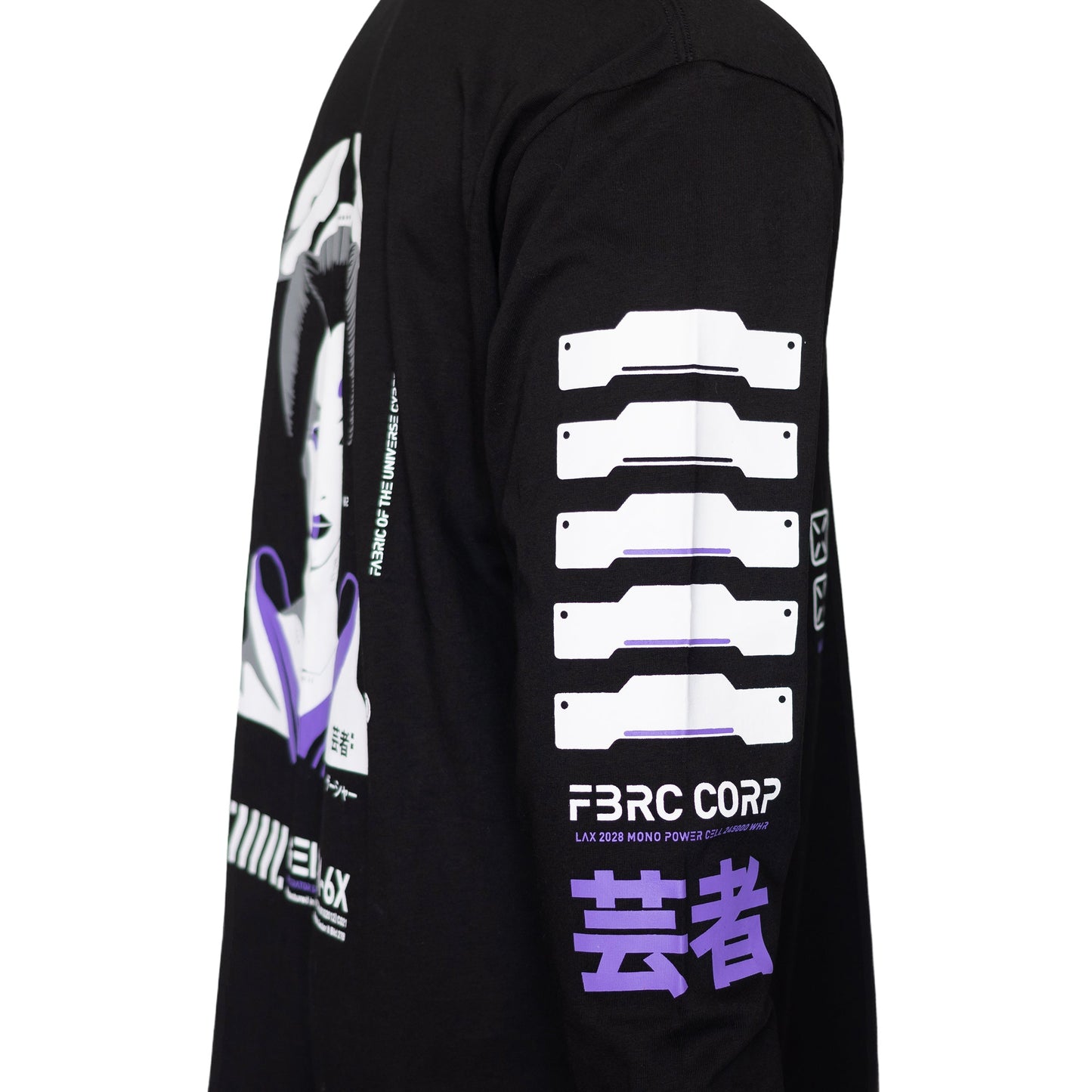 Geisha-6X Black Long Sleeve T