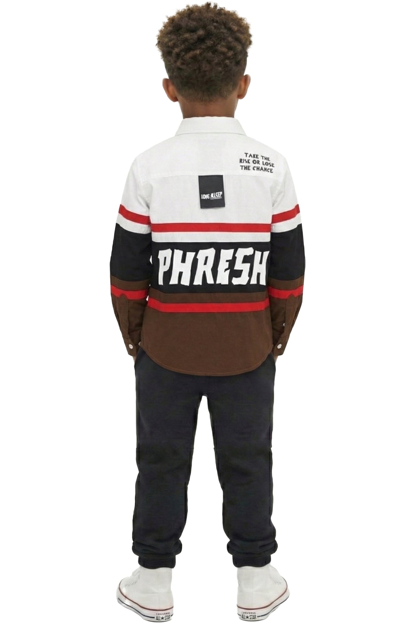 Premium Twill Shirt With Multi Color Cut-blocks