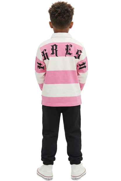 Long Sleeve Polo Shirt With Heavy Embroidery Works (PHRESH)