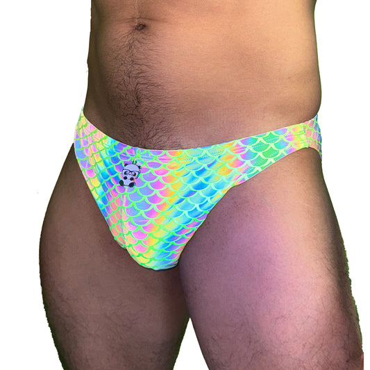 UV Green Mermaid Cut Swim Brief