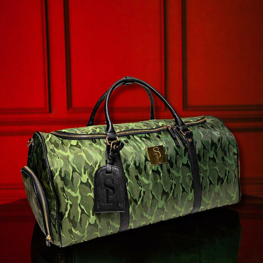 Green Camo Duffle Bag