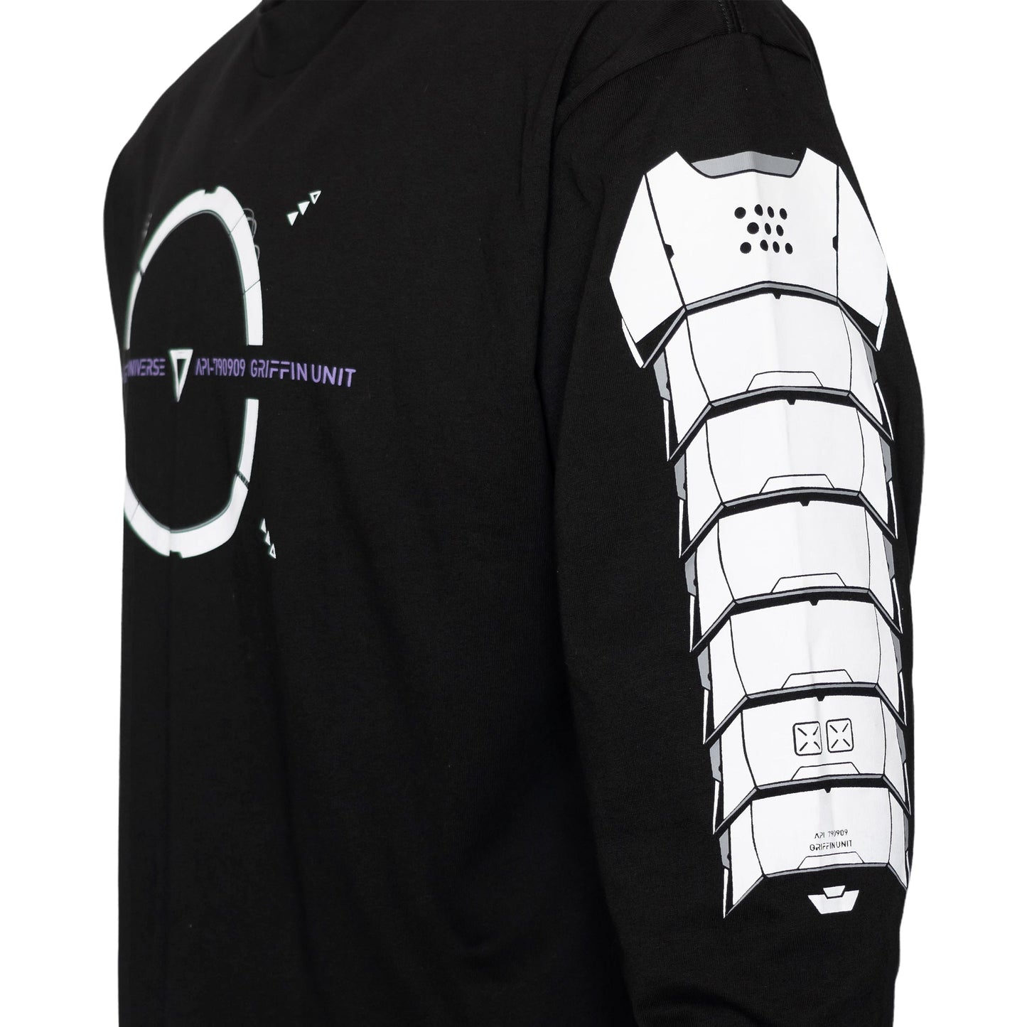 Griffin-0909 Black Long Sleeve T