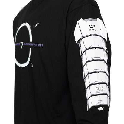 Griffin-0909 Black Long Sleeve T