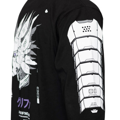 Griffin-0909 Black Long Sleeve T