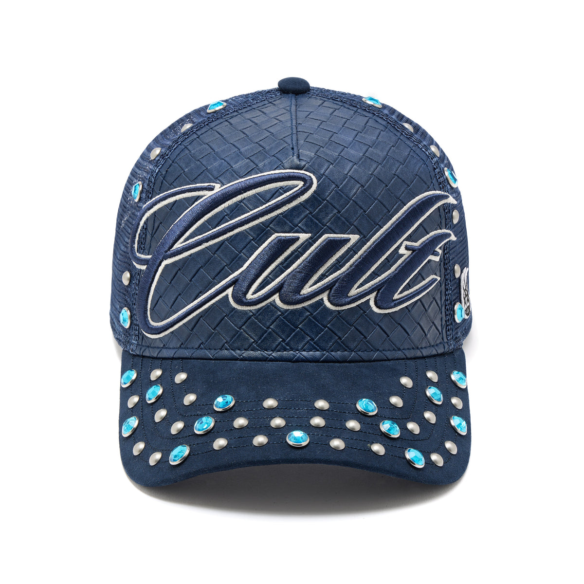 Mesh Back Trucker Hat "Studs" | Navy