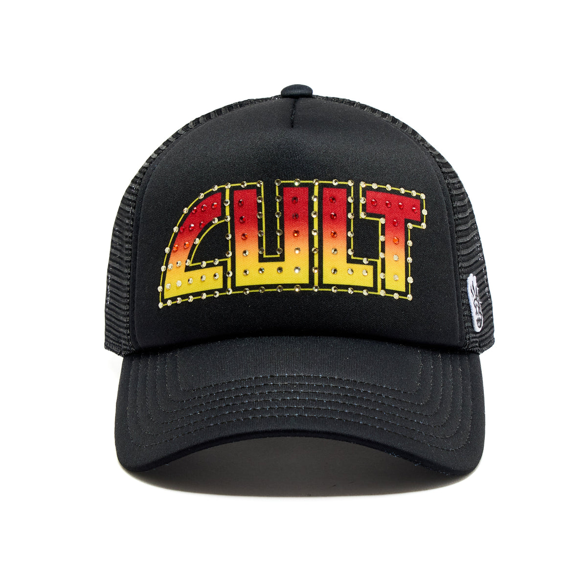 Cult Rock Logo Hat in Black