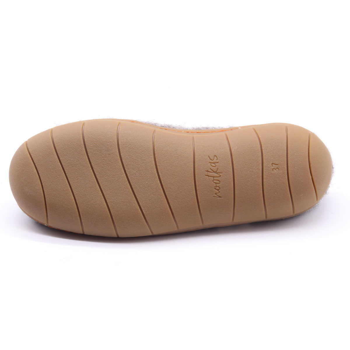 Victoria Wool House Shoe with Rubber Sole