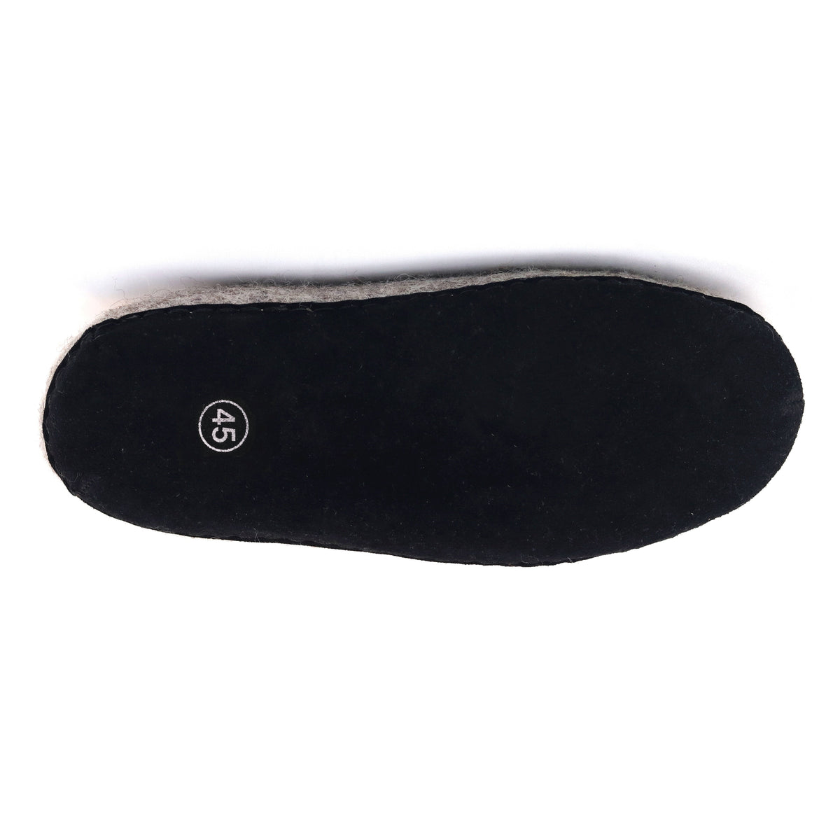 Newport Noir Wool House Shoe