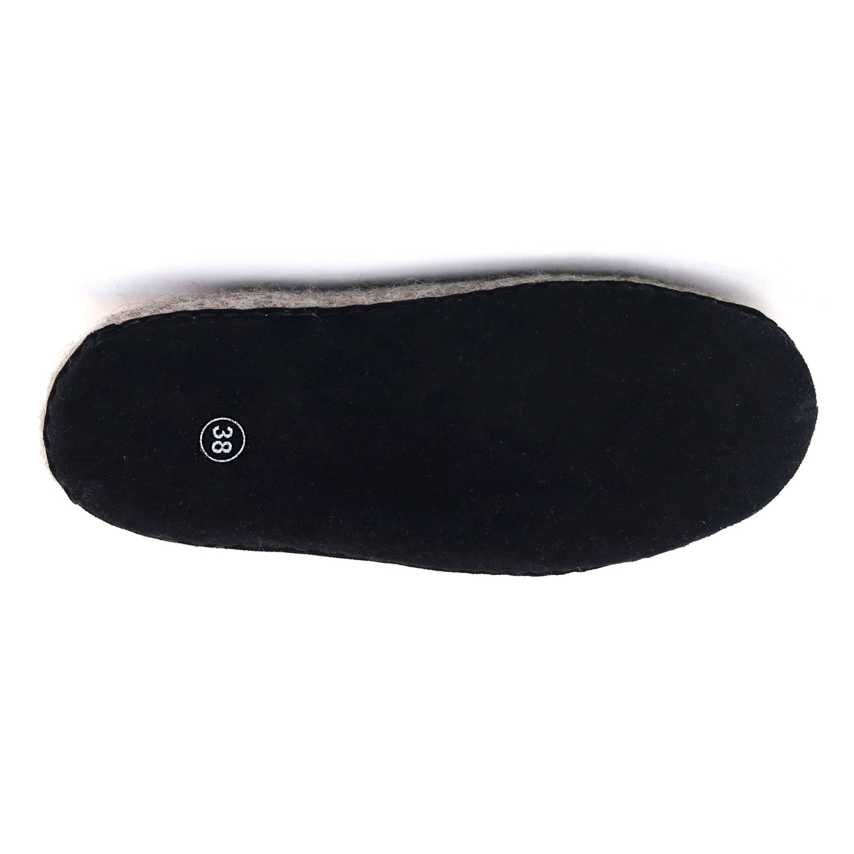 Newport Noir Wool House Shoe