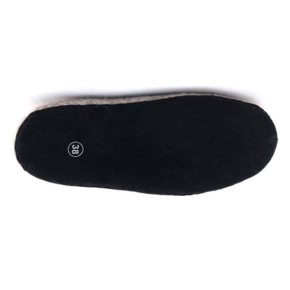 Newport Noir Wool House Shoe