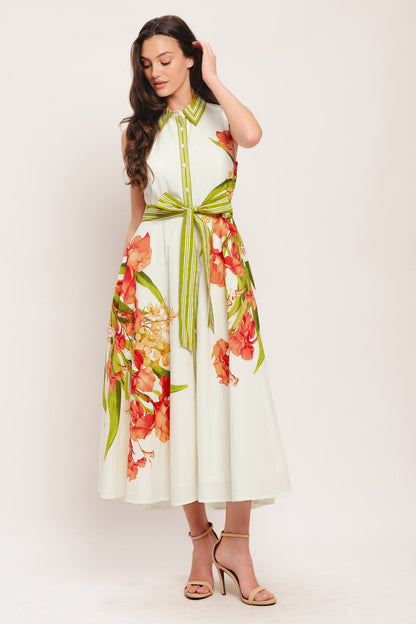 Heirloom Woven Midi Dress