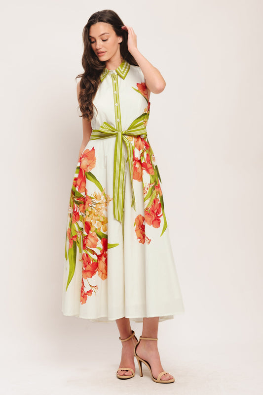 Heirloom Woven Midi Dress