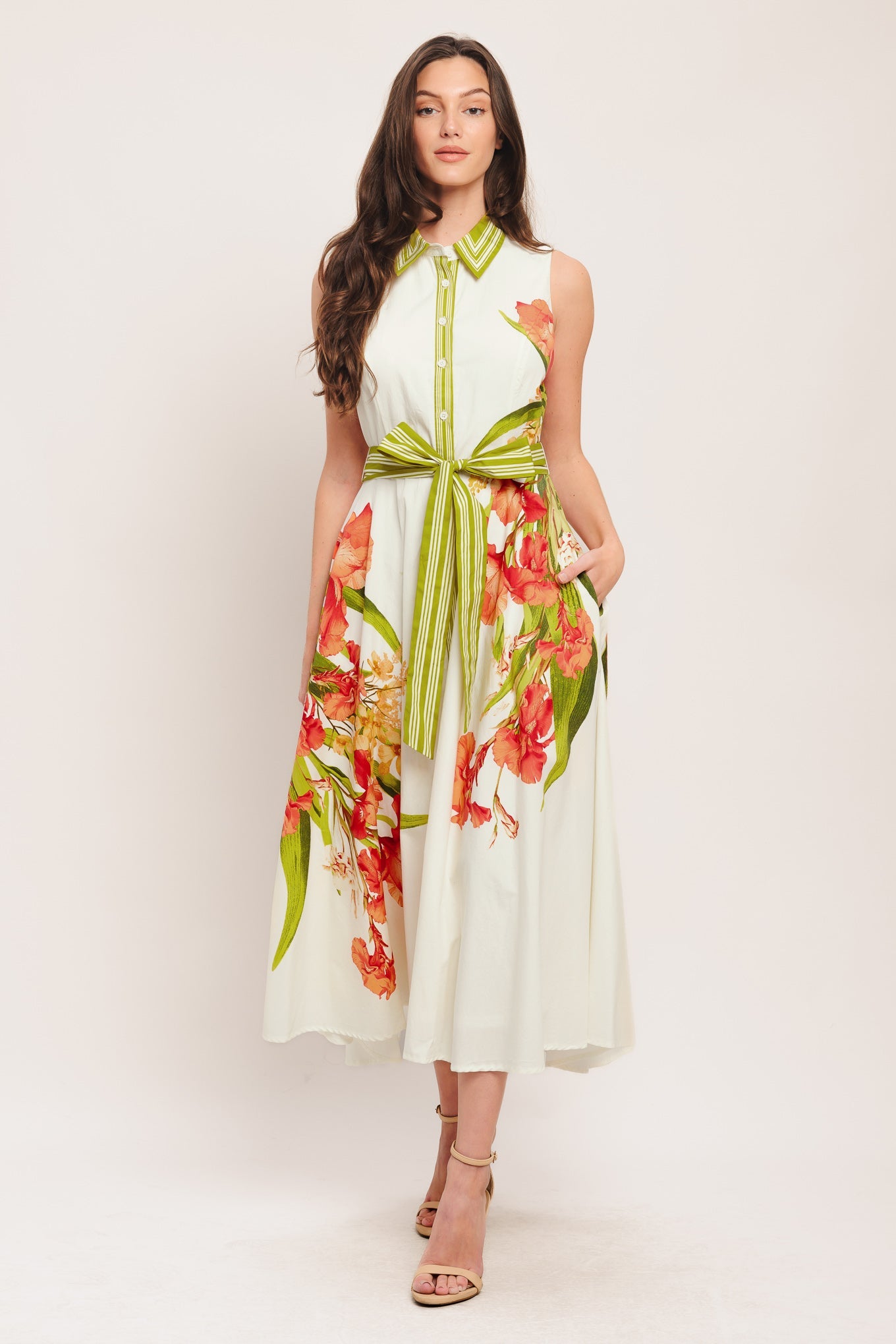 Heirloom Woven Midi Dress