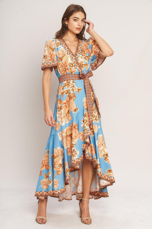Havana Heat Woven Midi Dress