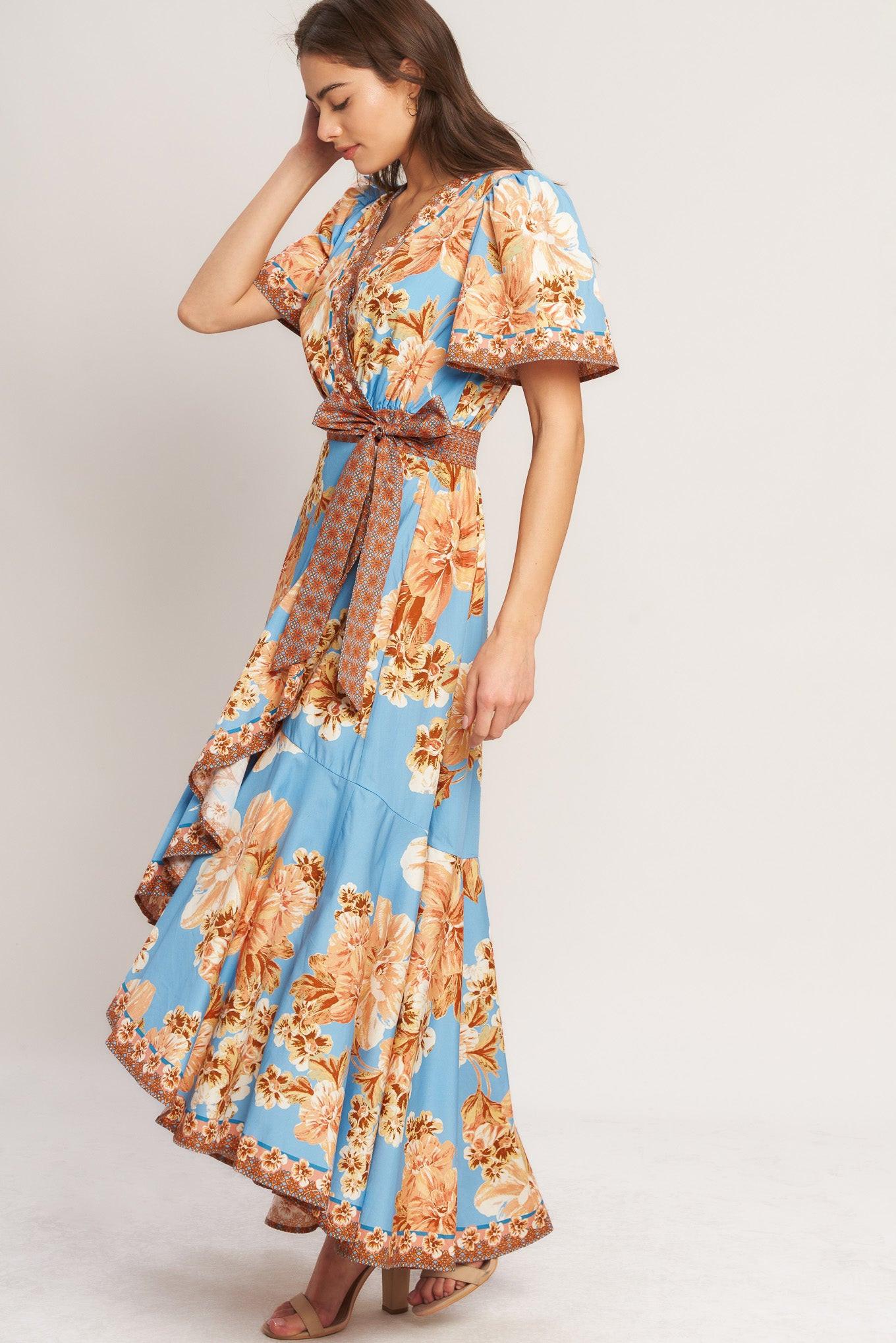 Havana Heat Woven Midi Dress