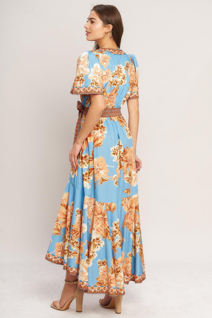 Havana Heat Woven Midi Dress