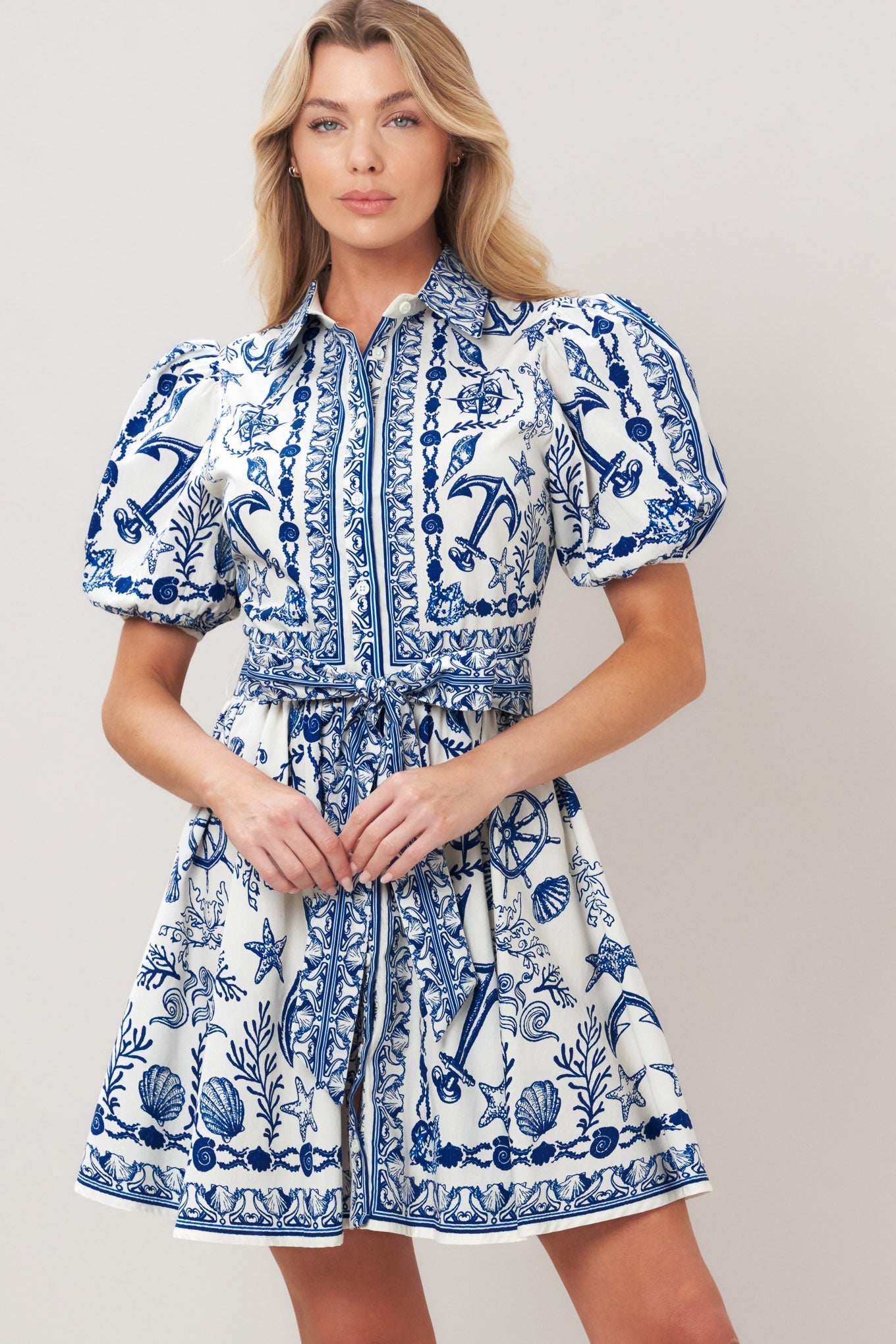 Island Woven Mini Dress