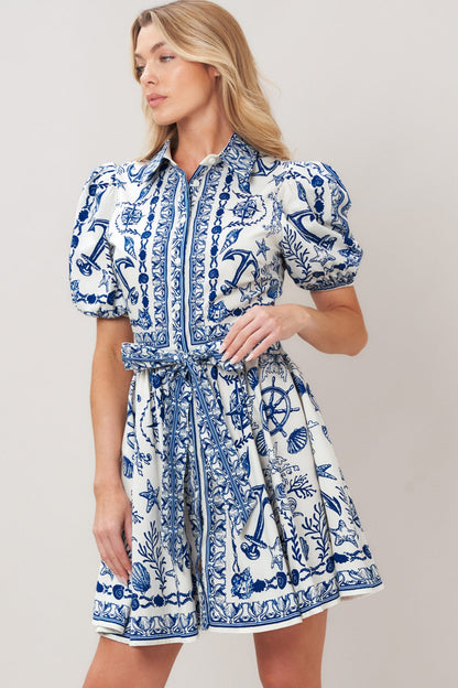 Island Woven Mini Dress