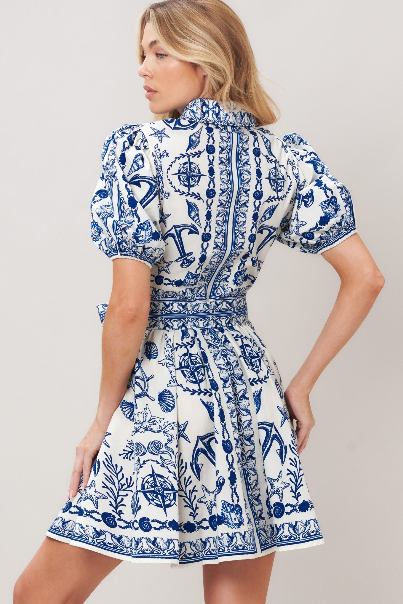 Island Woven Mini Dress