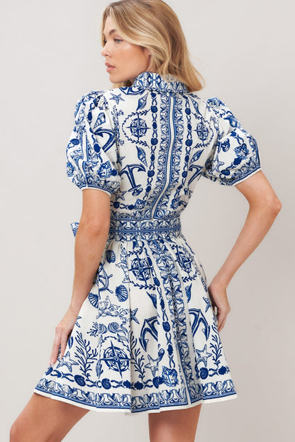 Island Woven Mini Dress