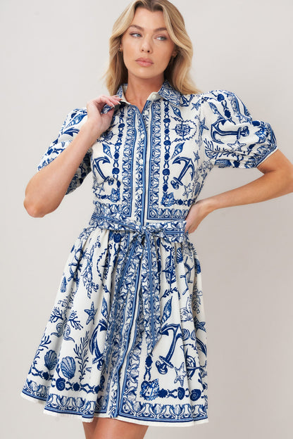 Island Woven Mini Dress