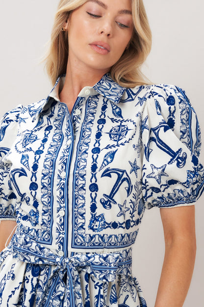 Island Woven Mini Dress