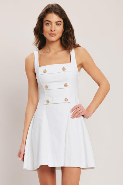 Chic Woven Mini Dress