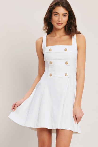 Chic Woven Mini Dress
