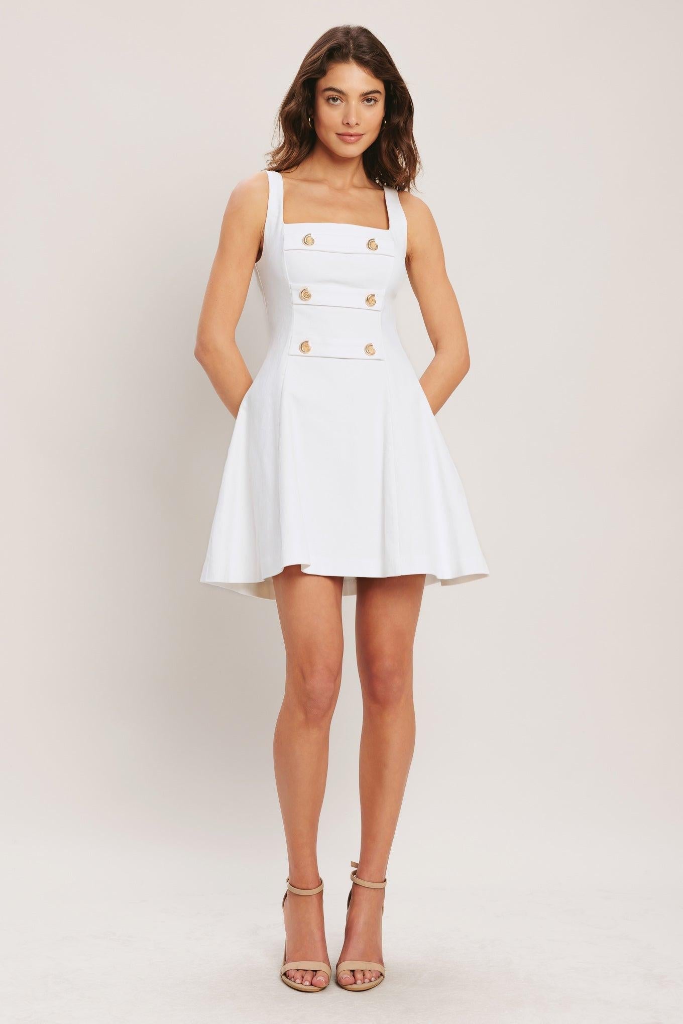 Chic Woven Mini Dress