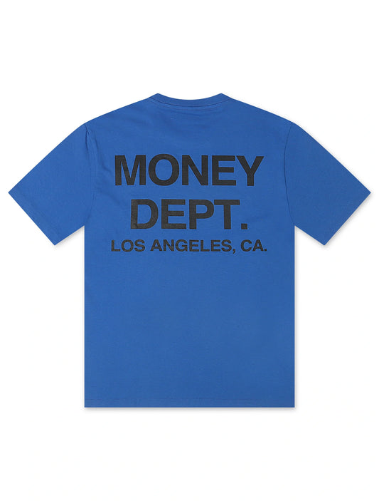 Money Dept. Los Angeles Heavyweight Tee | Blue/Black