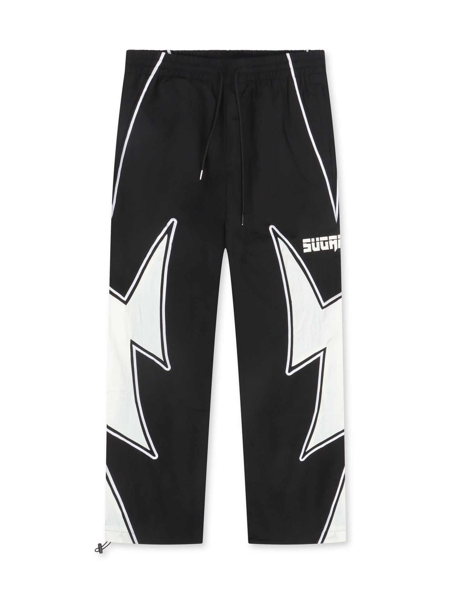 Bolt Windbreaker Pants | Black