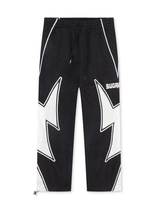 Bolt Windbreaker Pants | Black
