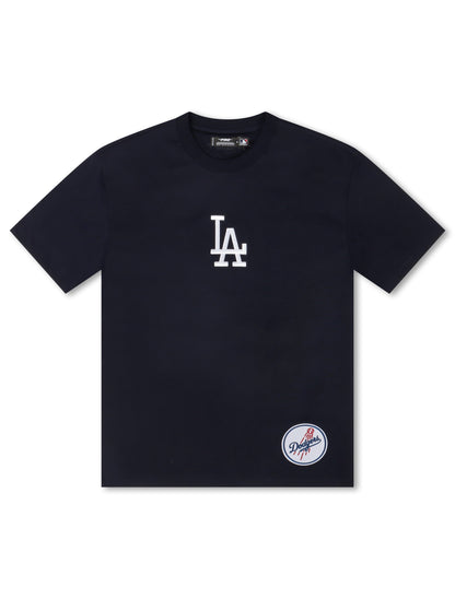 LA Dodgers Wingspan Drop Shoulder Tee | Midnight Navy