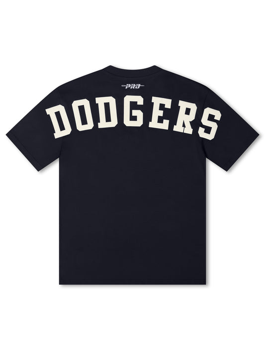 LA Dodgers Wingspan Drop Shoulder Tee | Midnight Navy