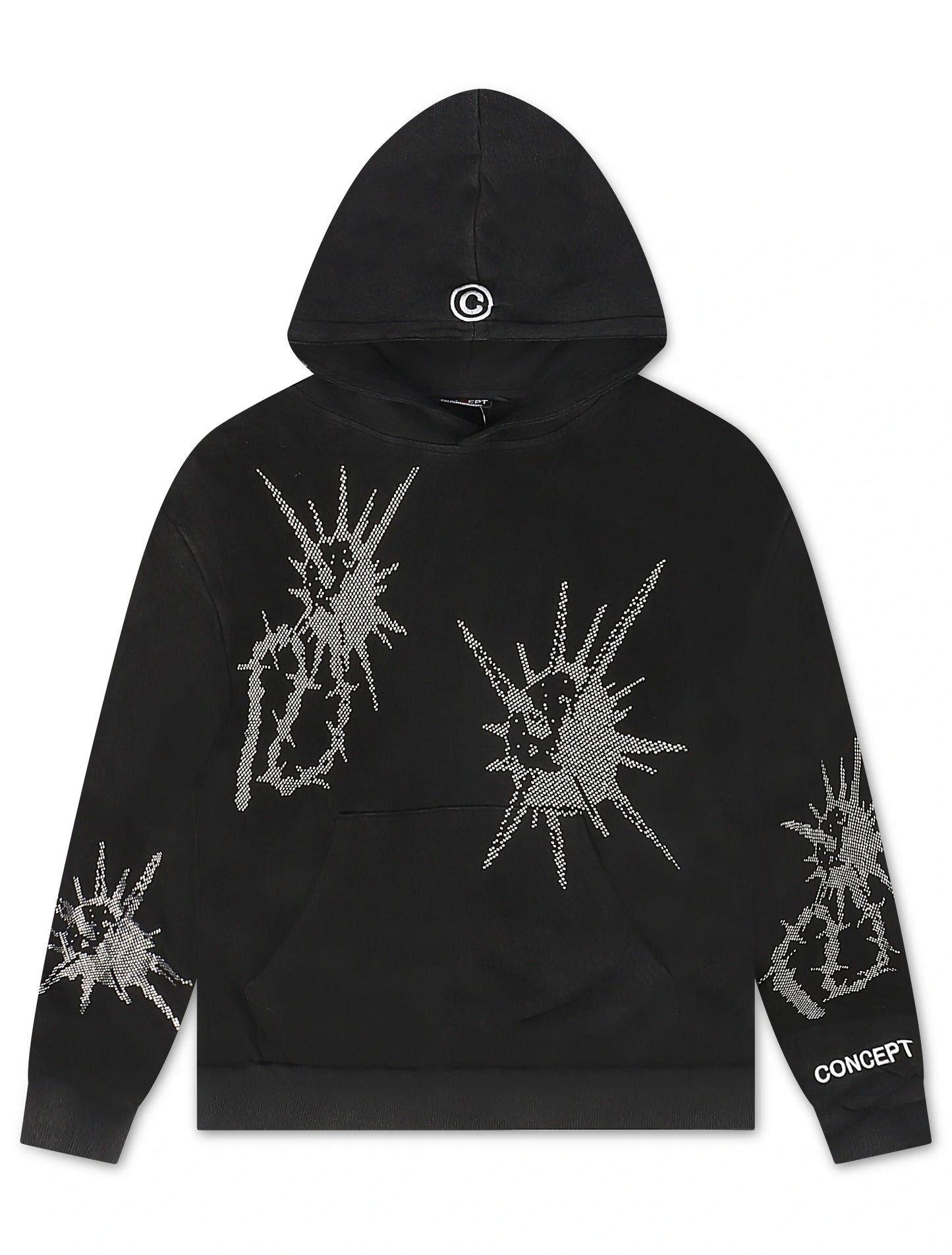 Concept LA Flail Hoodie | Black Washed