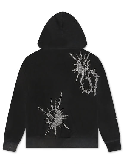 Concept LA Flail Hoodie | Black Washed